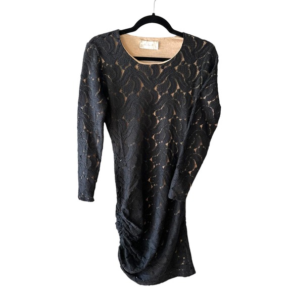 A.L.C. Lace Pattern Knee-Length Dress Size: XS - Picture 3 of 5